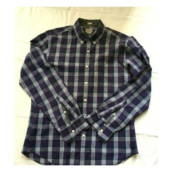 J. Crew Other - J. Crew Men's Button Down Shirt Purple Size Large